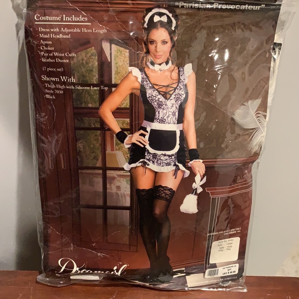 Dreamgirl Parisian Provocateur Halloween Costume L